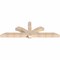 Ekena Millwork Redmond Smooth Timber Gable Bracket, Douglas Fir, 96"W x 32"H x 5 1/2"D x 5 1/2"F, 8/12 Pitch GBW096X32X0606RED00SDF - alternate 2